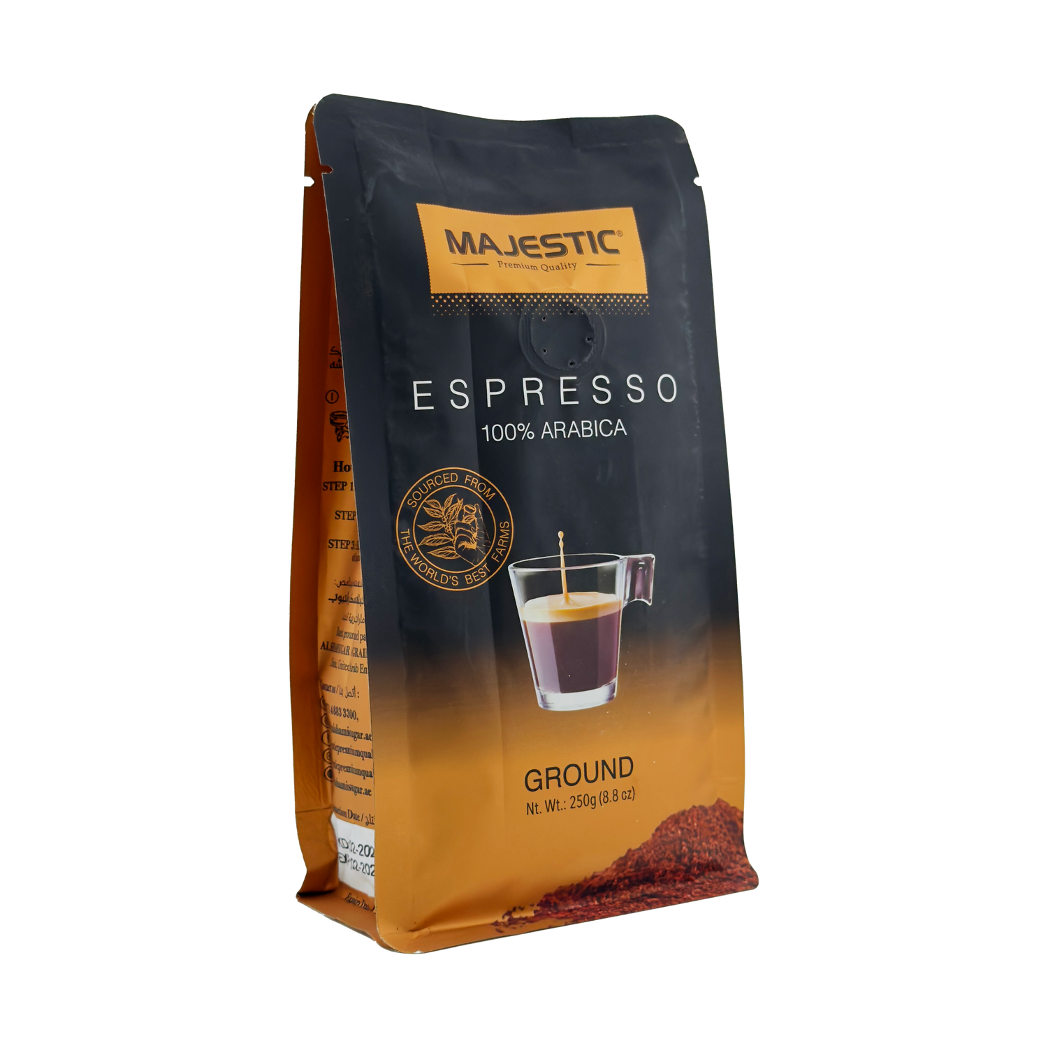 Majestic Espresso Ground Coffee 250g