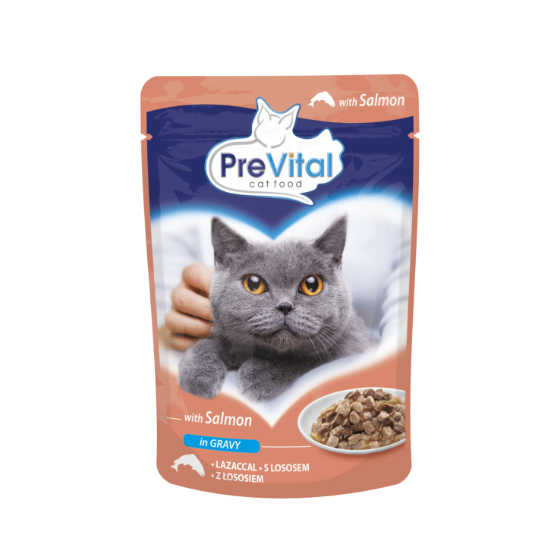 Prevital Cat Food With Salmon 100g