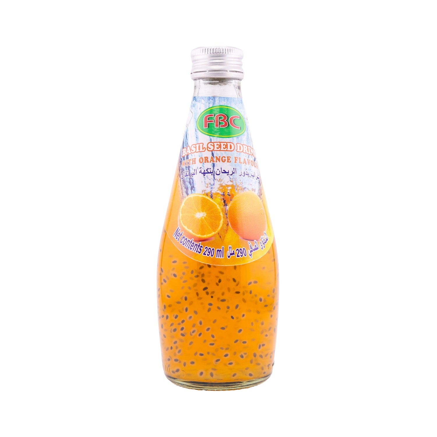 FBC Basil Seed Drink with Orange Flavor 290 ml