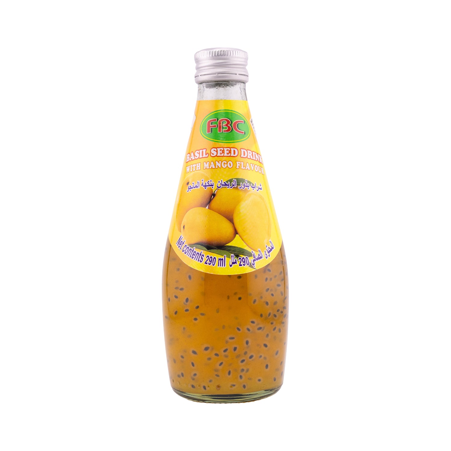 FBC basil seed drink with mango flavor 290 ml