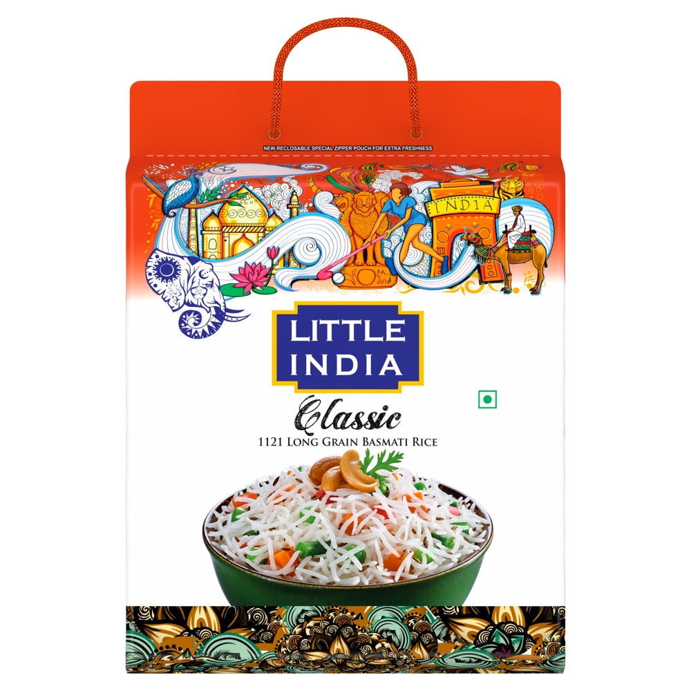 Little India Classic 1121 Long Grain Basmati Rice 1kg