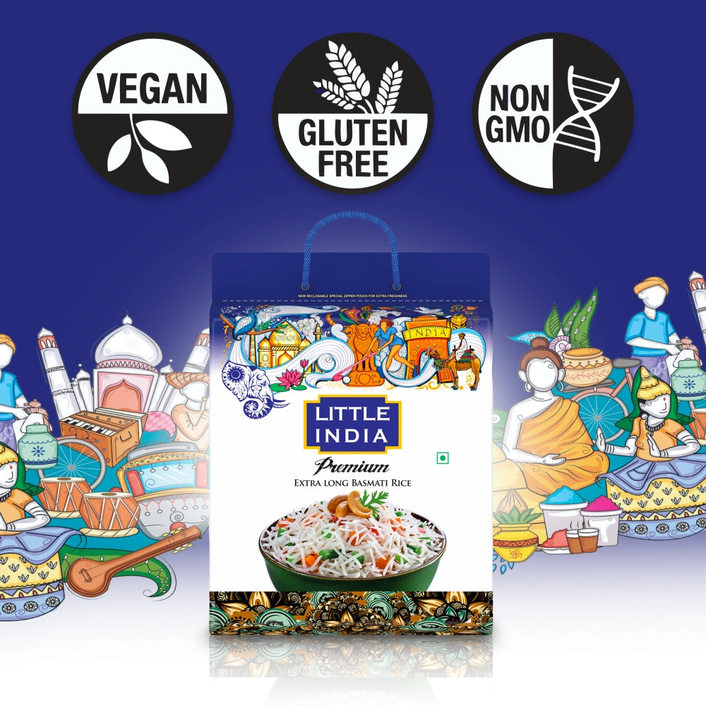 Little India Premium Extra Long Basmati Rice 1kg