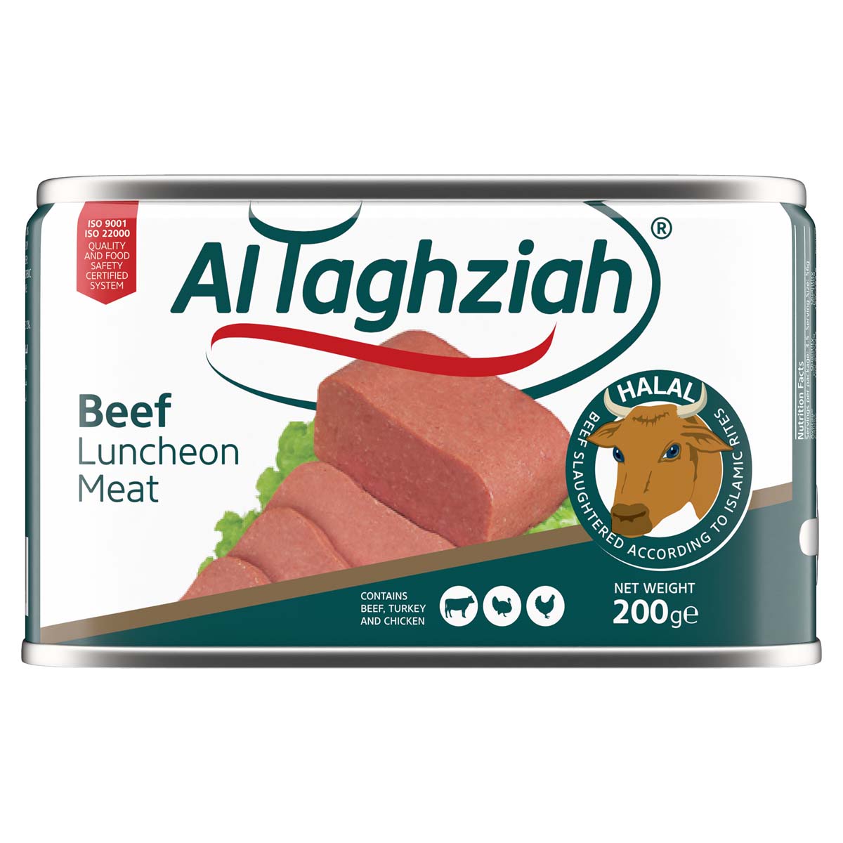 Al Taghziah Beef Luncheon Meat 200g