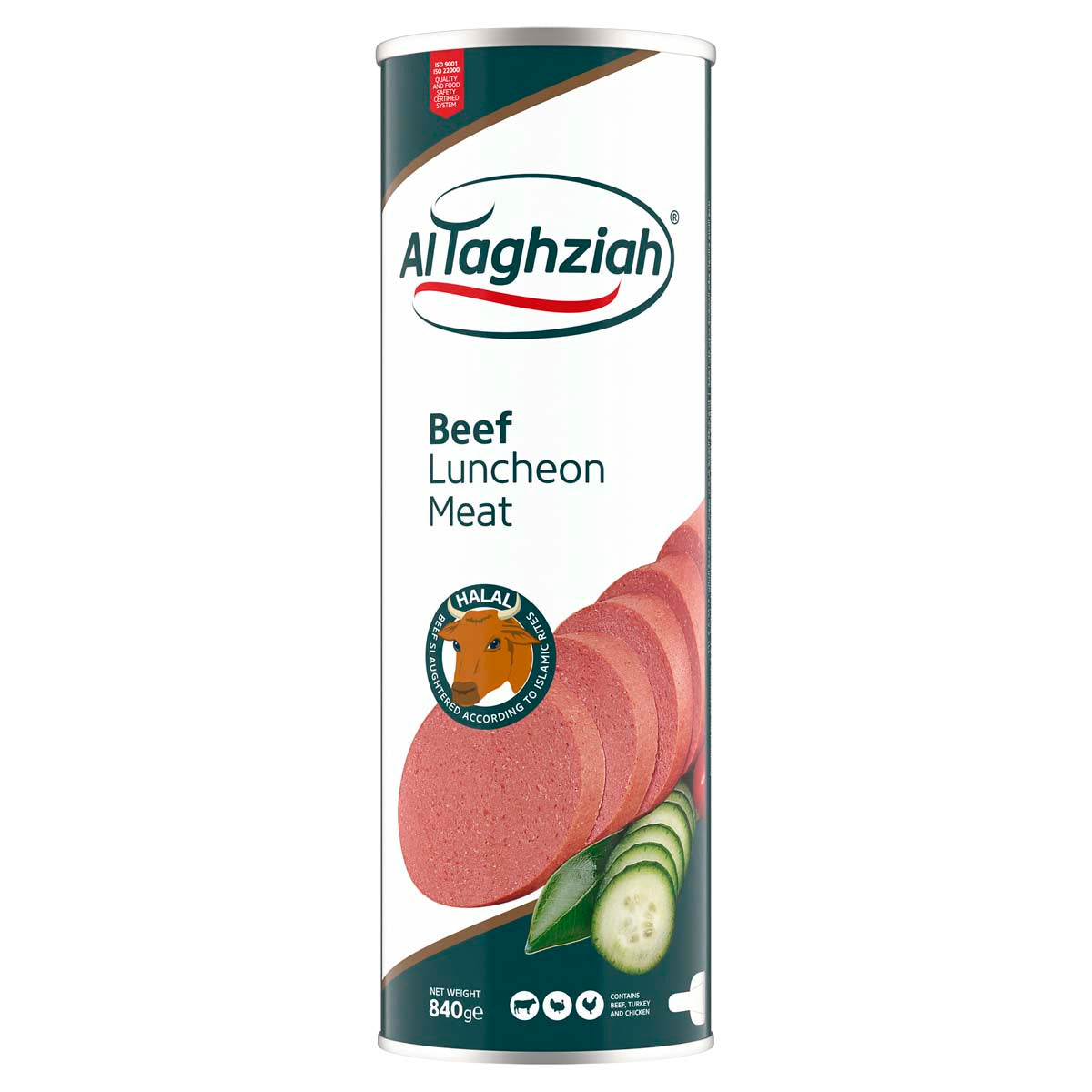 Al Taghziah Beef Luncheon Meat 840g