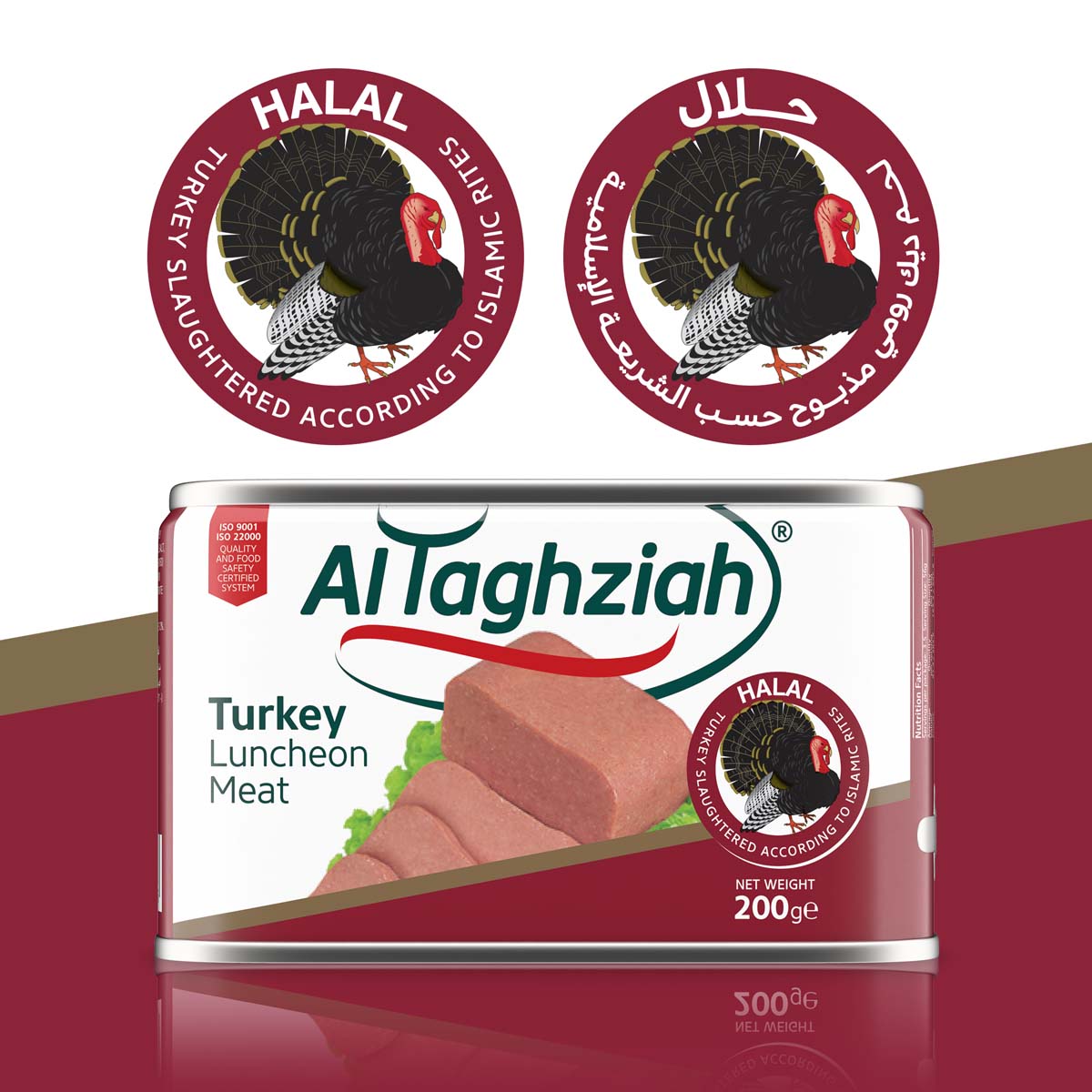 Al Taghziah Turkey Luncheon Meat 200g
