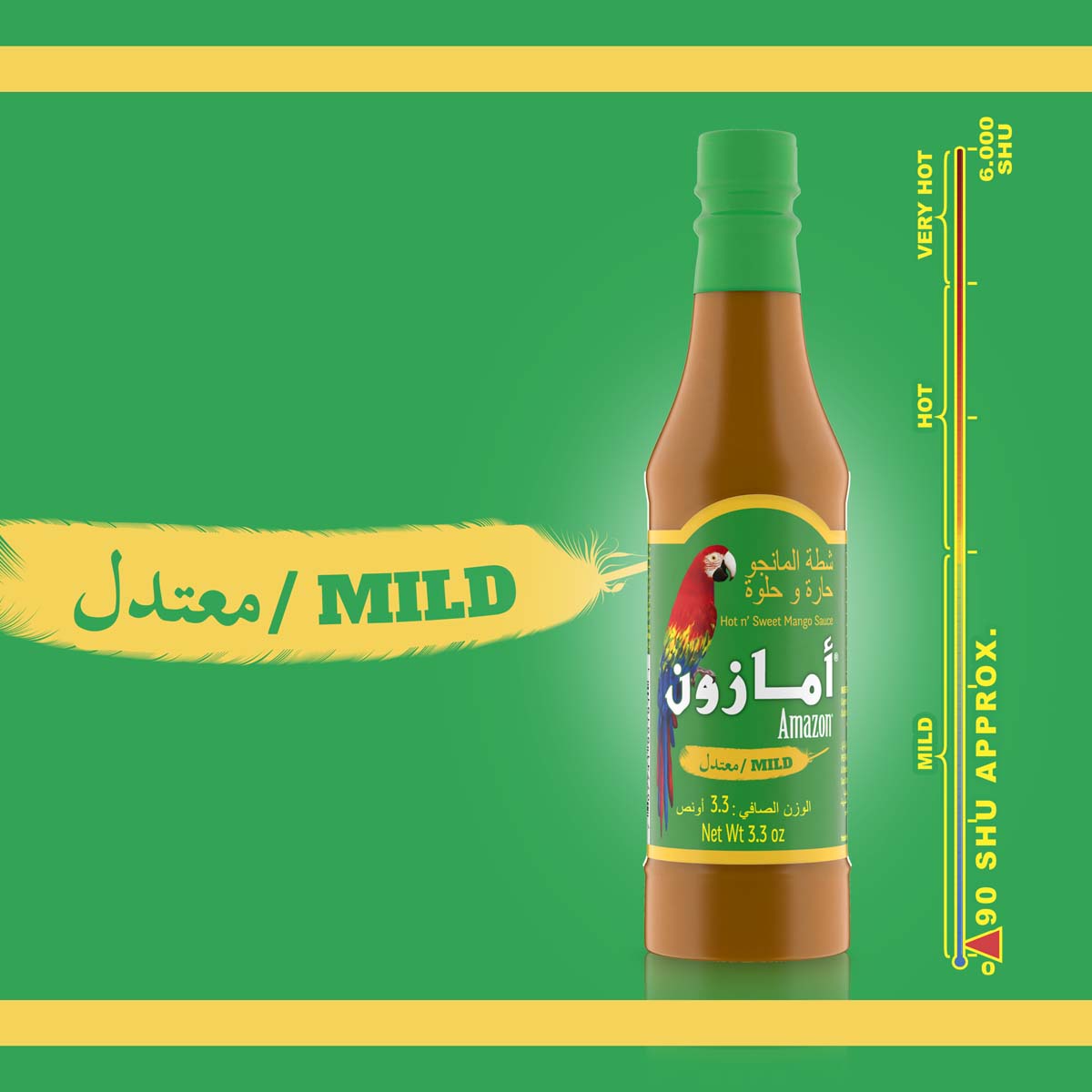 Amazon Mild Hot n' Sweet Mango Sauce 98ml
