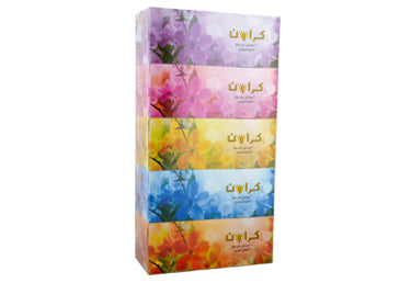 Crown Facial Tissue 200 X 2 Ply.