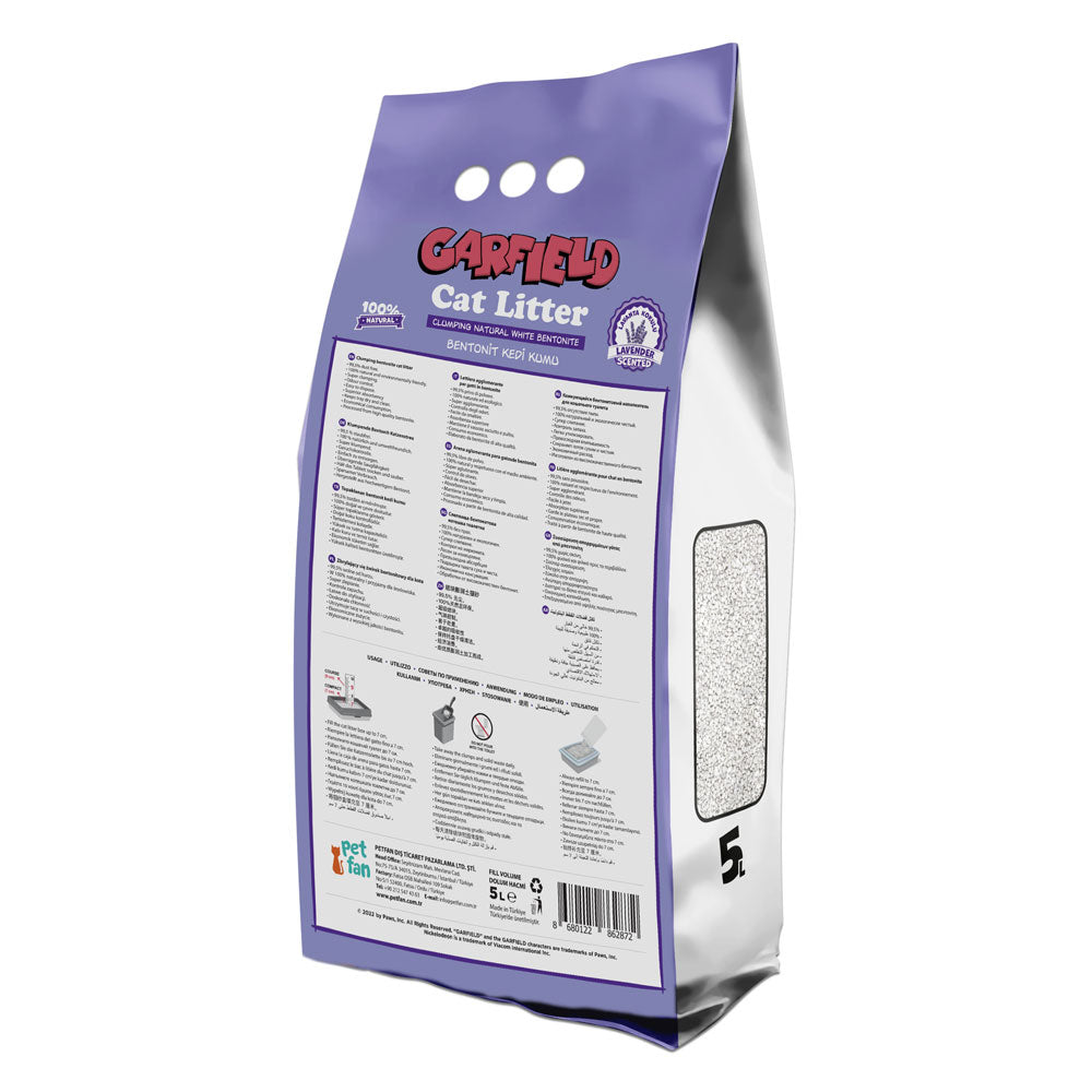 Garfield Cat Litter Bentonite Lavender 5 Lt