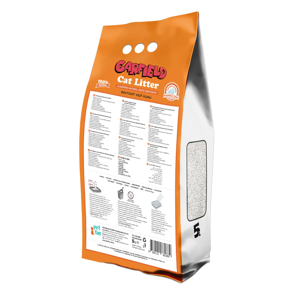 Garfield Cat Litter Bentonite Marseille Soap 5 Lt
