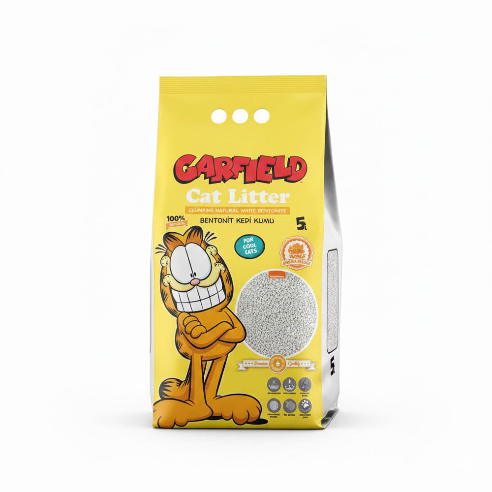 Garfield Cat Litter Bentonite Natural 5 Lt