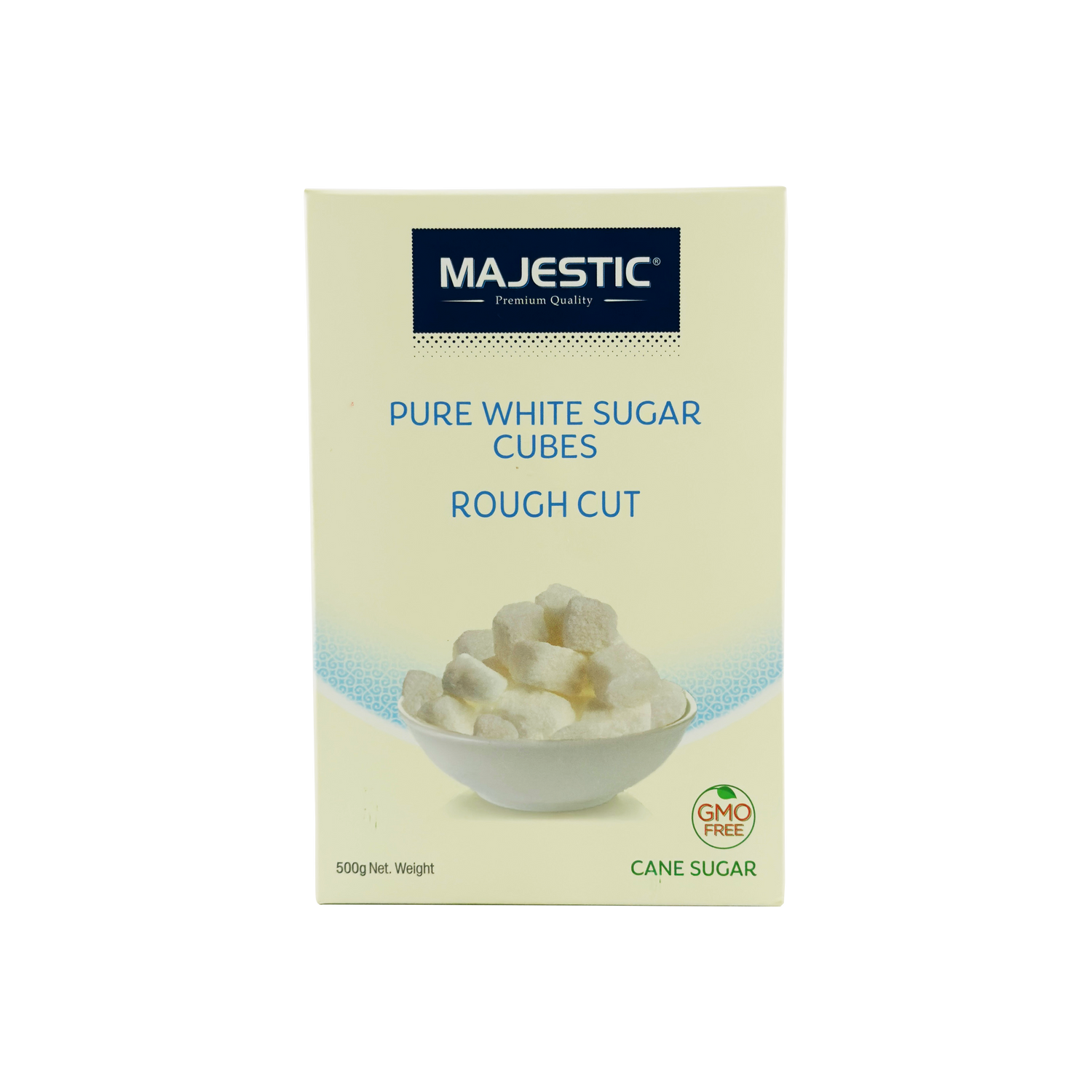 Majestic Rough Cut Pure White Sugar Cubes 500g