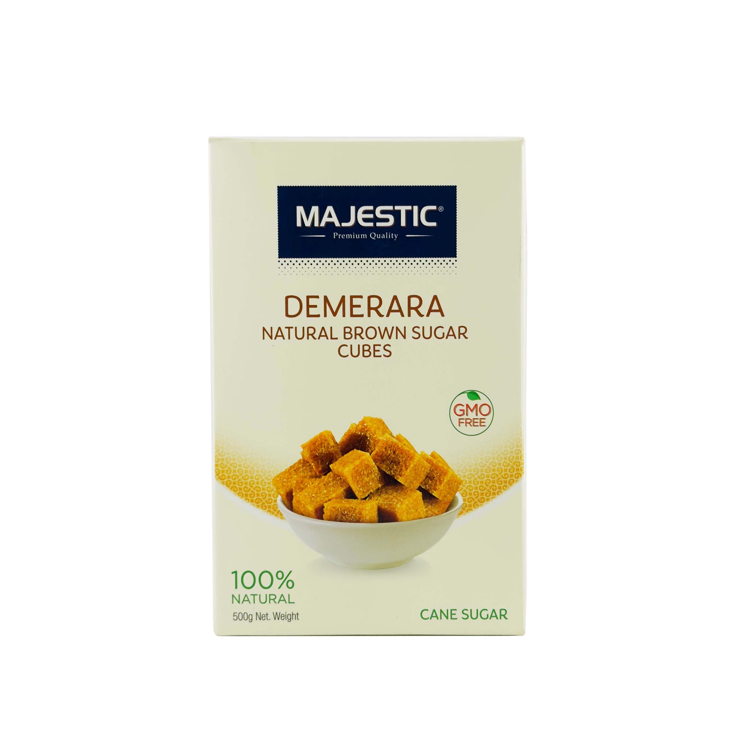 Majestic Demerara Natural Brown Sugar Cubes 500g