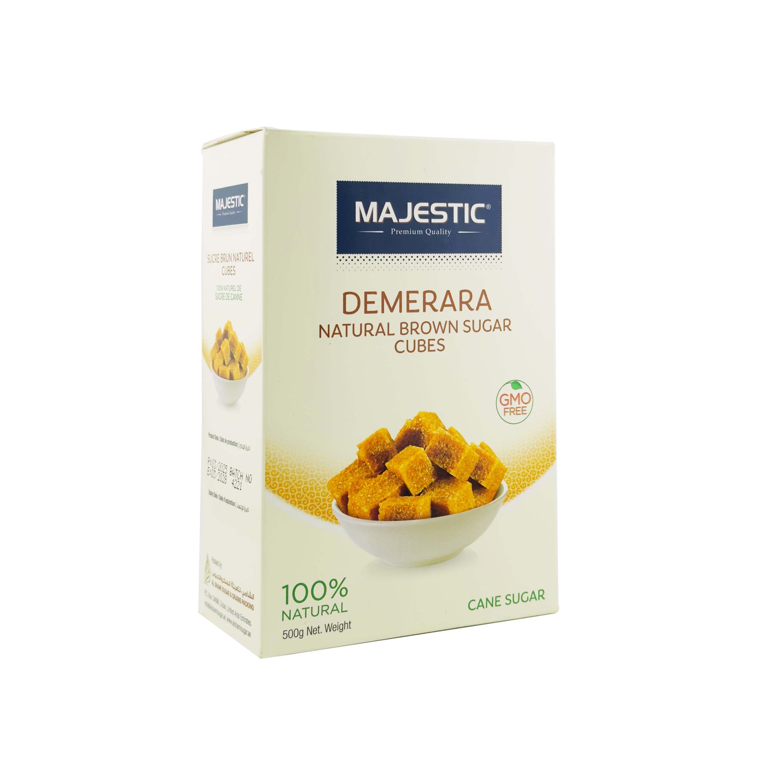 Majestic Demerara Natural Brown Sugar Cubes 500g