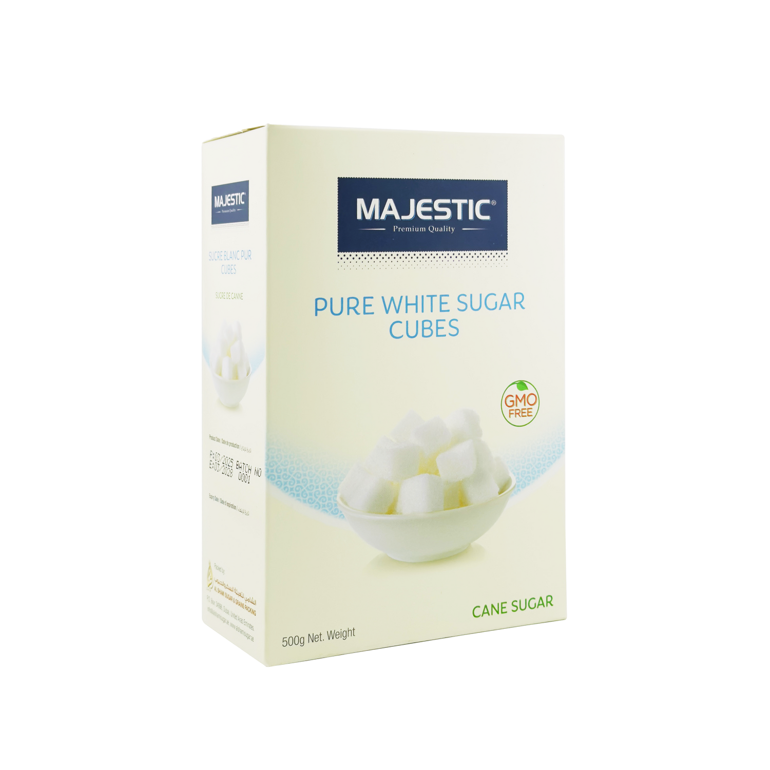 Majestic Pure White Sugar Cubes 500g