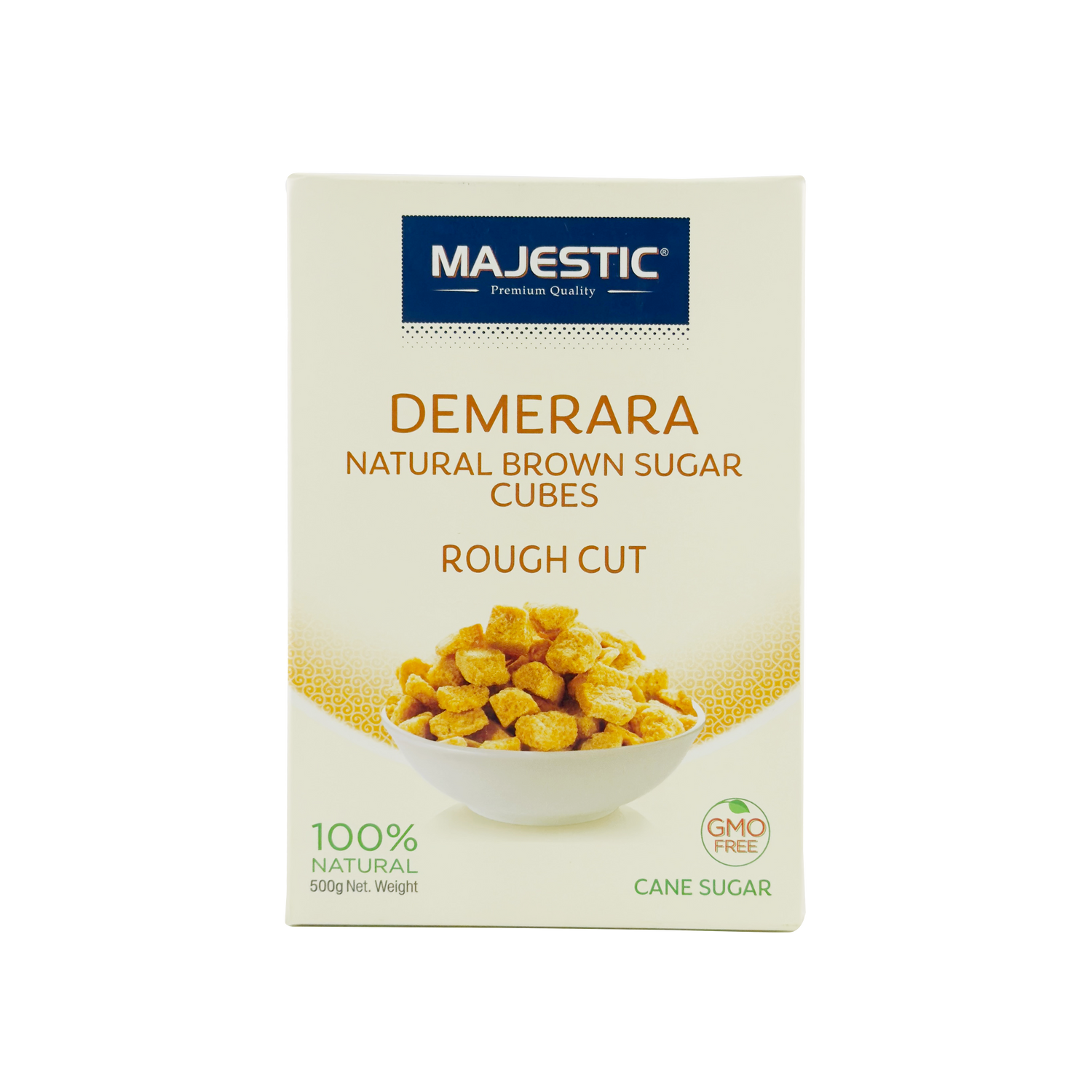 Majestic Rough Cut Demerara Natural Brown Sugar  500g