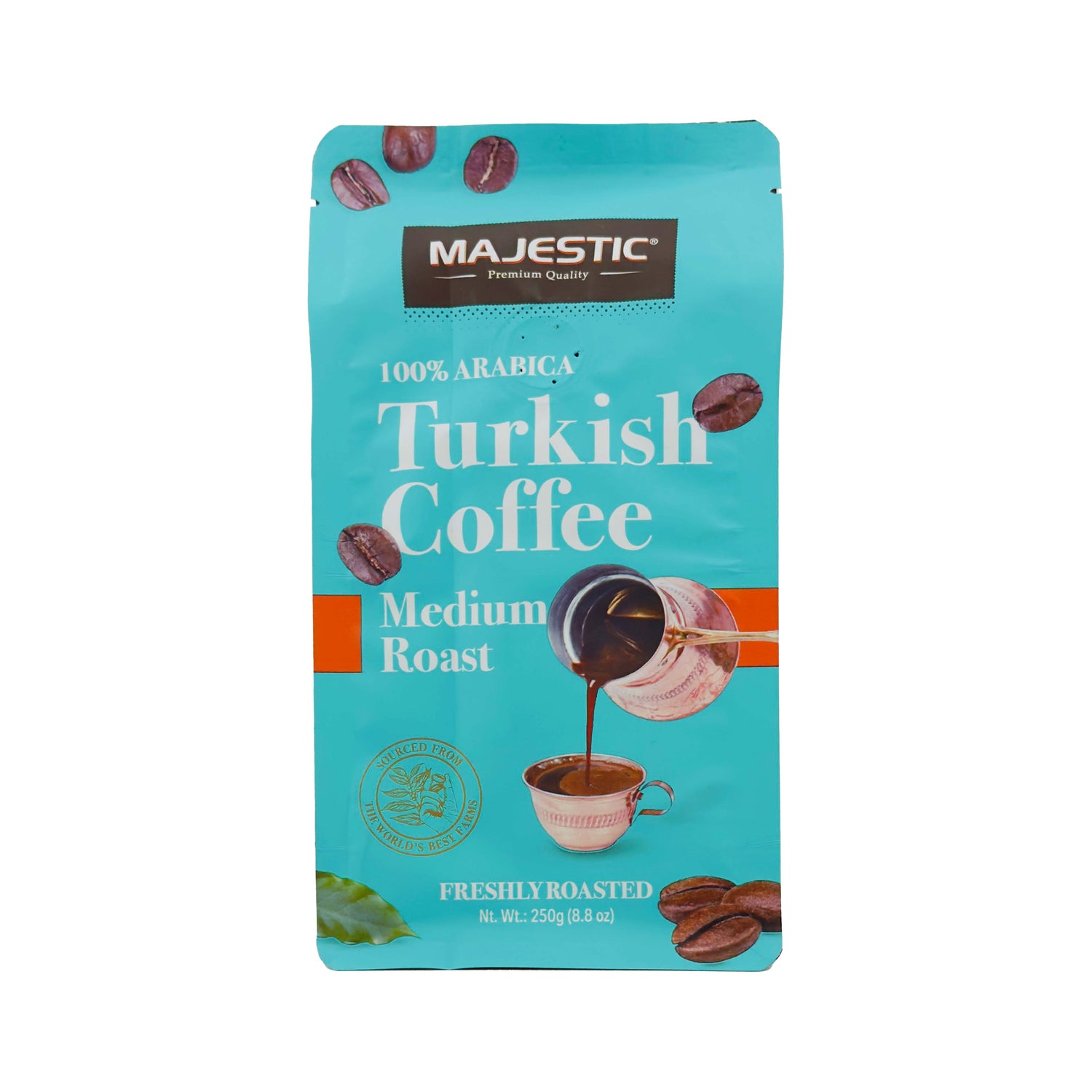 Majestic Medium Turkish Coffee Without Cardamom 250g