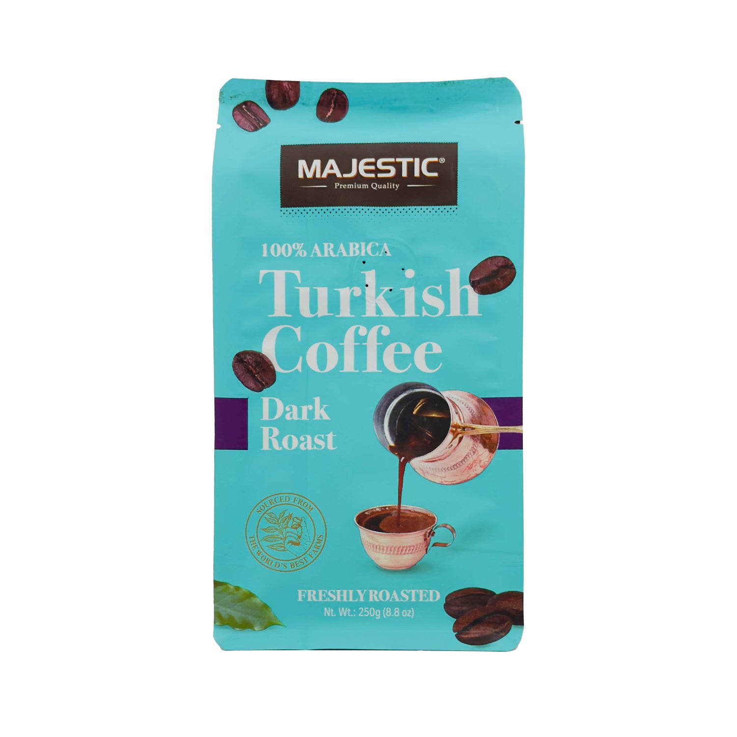 Majestic Dark Turkish Coffee Without Cardamom 250g