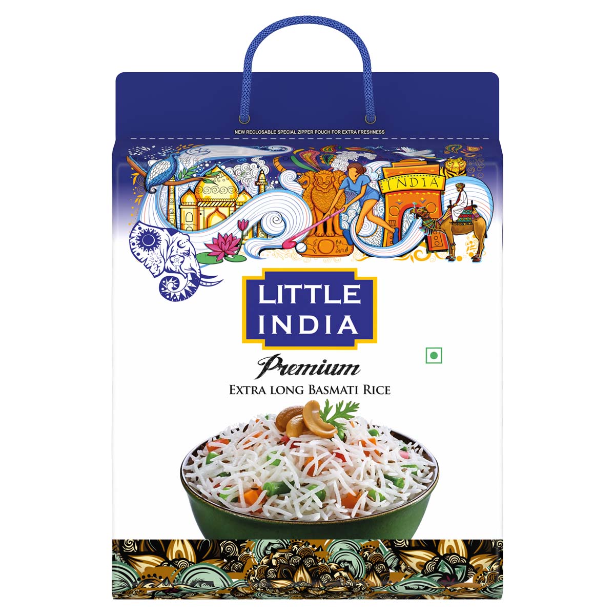 Little India Premium Extra Long Basmati Rice 5kg