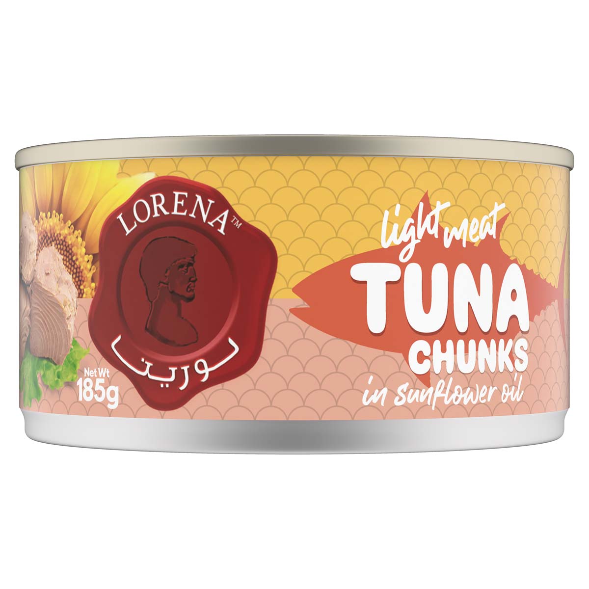 Lorena Light Meat Tuna Chunks in Sunflower Oil 185g