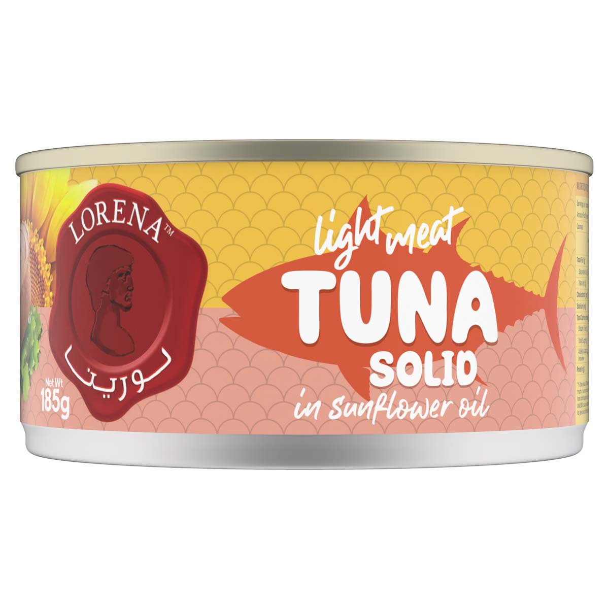 Lorena Light Meat Tuna Solid in Sunflower Oil 185g
