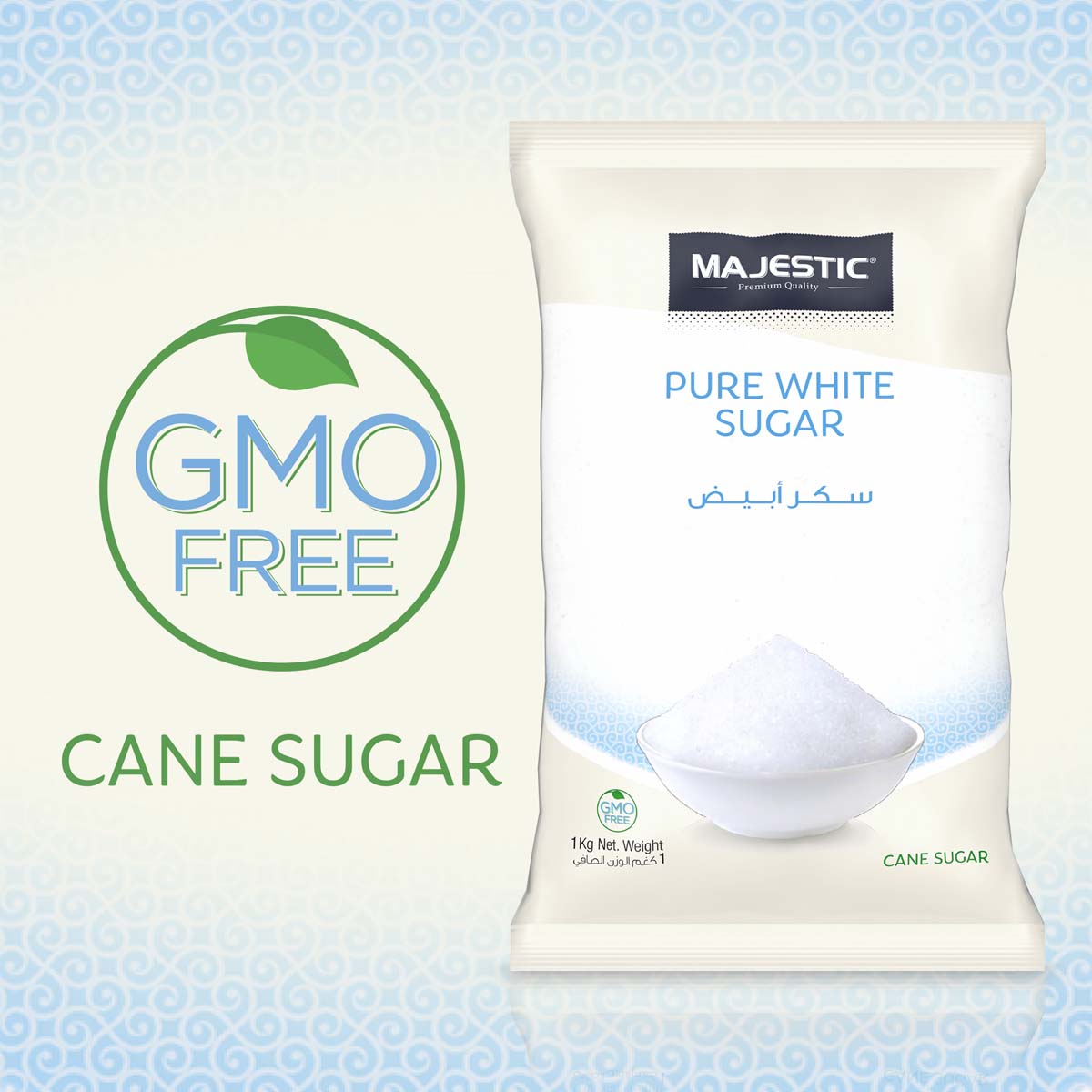 Majestic Pure White Sugar 1kg