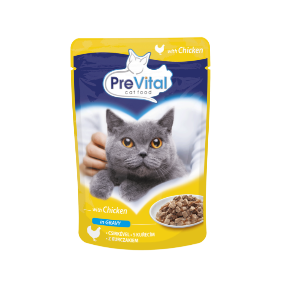 Prevital Cat Food With Chicken 100g